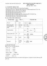 Đề cương ôn tập Giữa kì 1 KHTN 8 năm 2023–2024 trường THCS Nguyễn Viết Xuân (Bình Dương)